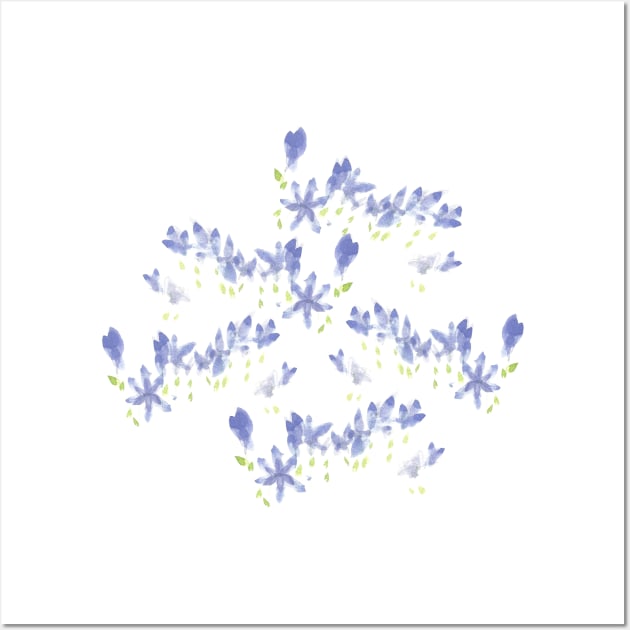 Purple Wildflowers Wall Art by Superbly